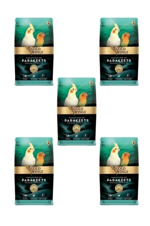 Premium-Sittichfutter – Sultan- und Lovebird-Futter, 1 kg x 5 Stück - 1