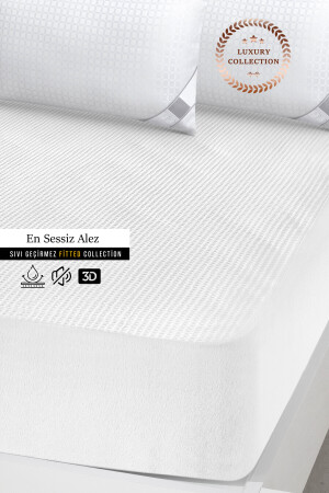 Premium Sıvı Su Geçirmez Fitted Full Kenar Bebek Çocuk Yatak Koruyucu Alezi 152-20-001 - Mislina Home