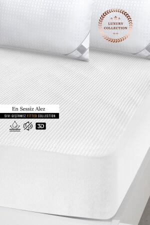 Premium Sıvı Su Geçirmez Fitted Full Kenar Bebek Çocuk Yatak Koruyucu Alezi - Mislina Home
