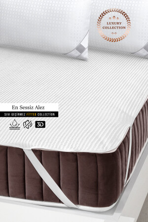 Premium Sıvı Su Geçirmez Köşe Lastikli Ped Bebek Çocuk Yatak Koruyucu Alezi 152-20-002 - Mislina Home