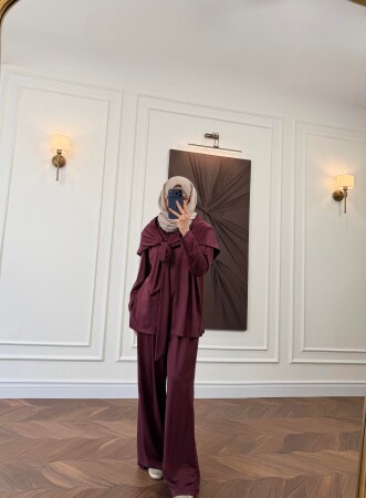 Premium Vinny Takım - Bordo - Nuuwears