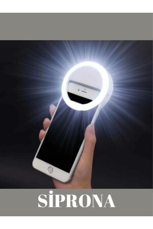 Premium Youtuber 36 Adet Led Selfie Işıklı Telefon Tutucu Makyaj Işığı Kayma Engelleyici Light Flaşı - 5
