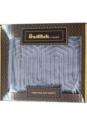 Prestige Kalın Embos Çift Kişilik Battaniye Koyu Gri (220x240) - Özdilek