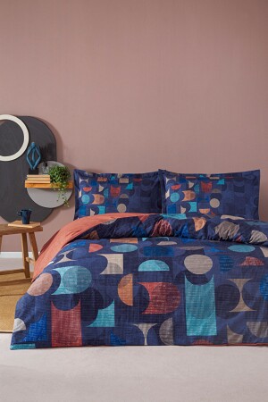 شكل واحد ملون من ملابس السرير المرنة المثبتة غطاء غطاء غطاء PR-EVTEKSTILI-60434801327 - Özdilek