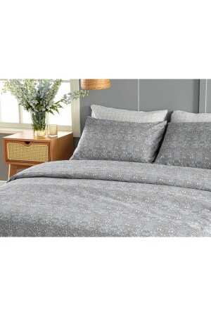 Primrose bügelleichtes Doppelbett-Bettbezug-Set, 200 x 220 cm, Marineblau, TYC00564258030 - 3