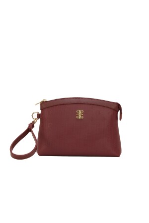 Print Claret Red Damen-Portfolio und Clutch-Tasche 05PO22Y1547 - 3