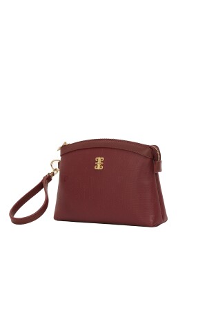 Print Claret Red Damen-Portfolio und Clutch-Tasche 05PO22Y1547 - 4