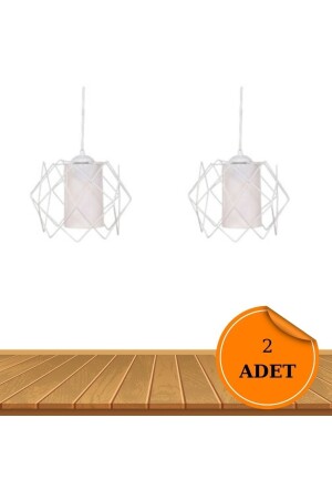 MNZ-Prism White Mica White Pendant Lamp شاندليير VZZ0040 - MHK Collection