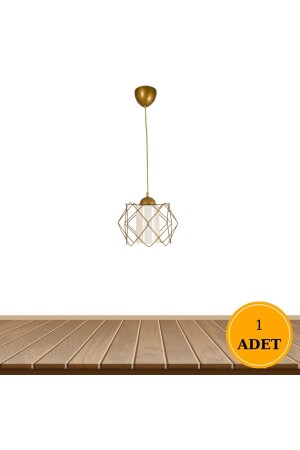 MNZ-Prism Single White Mica Antique Pendant Lamp شمعة المراقبة mhk-LBRNT - MHK Collection