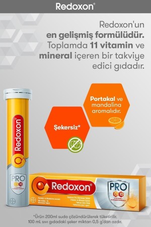 Pro 15 Brausetablette I 1000 Vitamin C- Vitamin D- 7 Vitamine zusätzlich zu Selen und Zink - 3