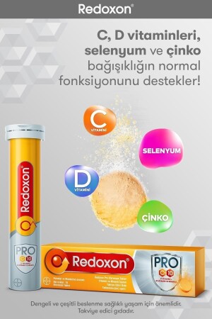 Pro 15 Brausetablette I 1000 Vitamin C- Vitamin D- 7 Vitamine zusätzlich zu Selen und Zink - 4