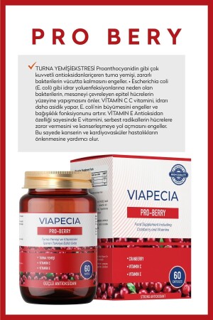 Pro-berry Kaşıntı & Idrar Yolu Enfeksiyonları Turna Yemişi E & C Vitaminleri 60 Kapsül - 3