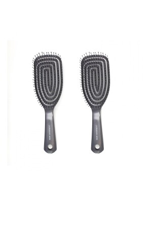 Pro dreidimensionale Haarbürste x 2 Stück Kzmprt KZMPRTNSCPUBSFX2PCS - 3