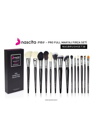 Pro Essentials Collection Make-up-Pinsel-Set, komplett, Nasbrushset38, NASBRUSHSET38 - 1