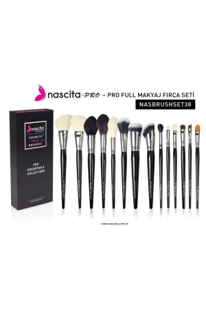 Pro Essentials Collection Make-up-Pinsel-Set, komplettes Nasbrushset38 - 1