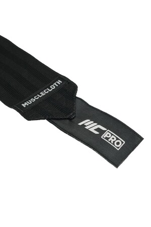 Pro Knee Wraps Kniebandage 2er-Pack – Schwarz mit Klettverschluss - 7