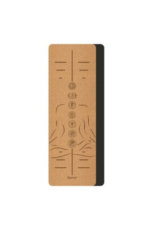 Pro Series Symbol Aligned 5 mm Naturkork Yogamatte Pilatesmatte - 1