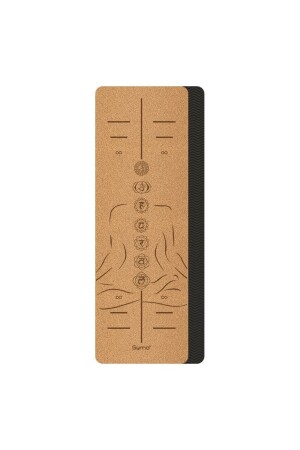 Pro Series Symbol Aligned 5 mm Naturkork Yogamatte Pilatesmatte PRA-7057017-4339 - 1