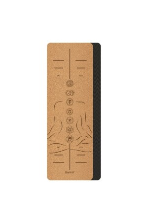 Pro Series Symbol Aligned 5 mm Naturkork Yogamatte Pilatesmatte PRA-7057017-4339 - 1