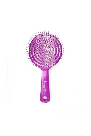 Pro Three Dimensional Oval Hair Brush Large – 18 Lila - 1