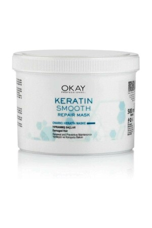 PROF. KERATIN SMOOTH REPARATURMASKE 500ML - 2