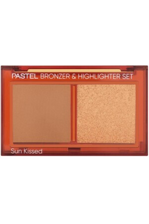 Profashıon Bronzer&hıghlıghter Set Sun Kıssed Bronze & Heat Glow 02 Tan - 1