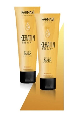 Professional Keratin Therapy Onarıcı Saç Maskesı-200 Ml 2 Adet 6689898988 - 1