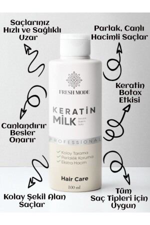 Professionelle Keratin-Pflegemilch für geschädigtes Haar zum Aktionspreis von 100 ml - 1