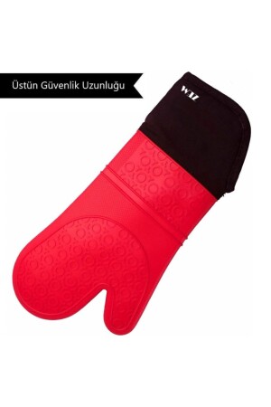 Professioneller Silikon-Ofenhandschuh, Rot, ZEM. 213. K - 1