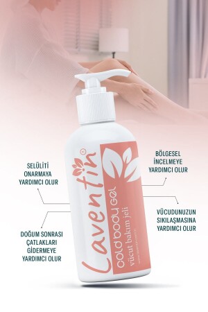 Professionelles Anti-Cellulite- und Dehnungsstreifen-Gel mit kalter Lipolyse zur regionalen Gewichtsabnahme, 250 ml - 2