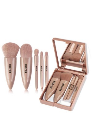 Professionelles tragbares Make-up-Pinsel-Set mit Spiegel - 2