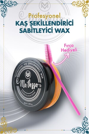 Profesyonel Kaş Şekillendirici Sabitleyici Wax 50 ml (Fırça Hediyeli) - 1