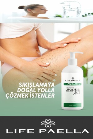 Profesyonel Selülit & Çatlak Karşıtı - Bölgesel İncelme İçin Soğuk Lipoliz Jel 250 ML - 8