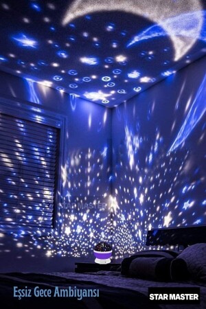 Projektor Reflektierende Kinderzimmer Babyzimmer Nachtlicht Tischlampe Rucas852 - 3
