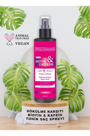 كيراتين تونيكي تحتوي على بيوتين وكافيين - Proloonging