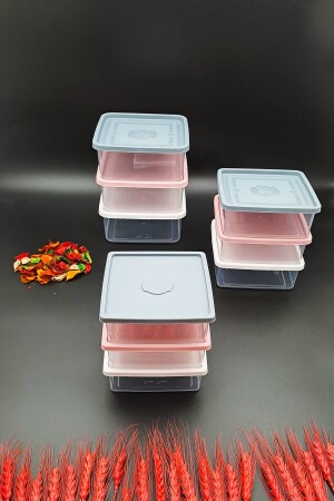 Provisions Vorratsbehälter, 9-teiliges Mitgift-Set, luxuriöse, stilvolle Box, mikrowellen- und tiefkühlgeeignet, 18-teilig, 45254CV01 - 7