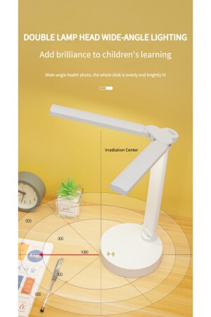 Ps-1960 Wiederaufladbare Touch 3 Farben 40 LED Studie Leselampe Kinderzimmer Atmosphäre Modus Nachtlicht PS-1960 - 10