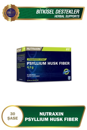 Psyllium Husk Fiber 4 g x 30 Saşe Karnıyarık Otu Lifi - 1