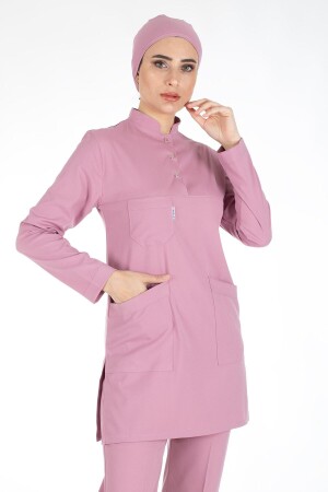 Puderdünnes Lycra-Hijab-Krankenschwesteruniform- und Chirurgenarzt-Uniform-Set LYCRA-SOFT-HIJAB - 4