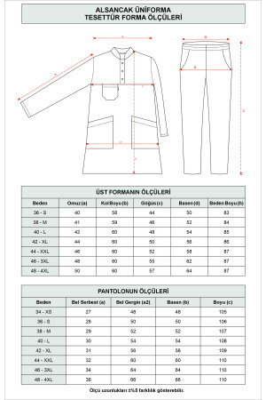 Puderdünnes Lycra-Hijab-Krankenschwesteruniform- und Chirurgenarzt-Uniform-Set LYCRA-SOFT-HIJAB - 8