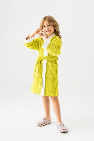  Pueri %100 Pamuklu Unisex Çocuk Bornozu - Soley