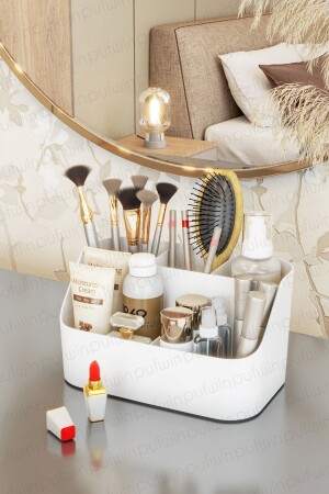 Pufwin Papatya Make-up- und Kosmetik-Organizer, Weiß - 2