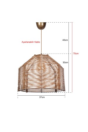 Punaise Handmade Natural Avize Hnmd-42 SH326 - 5