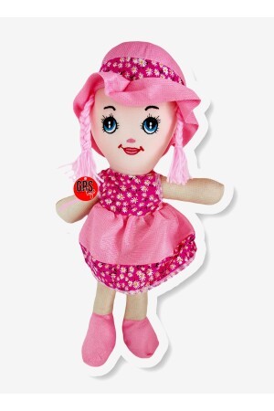 Puppe 50 cm mit rosa Kleid 1414 GRS-PNR-50CM - 2