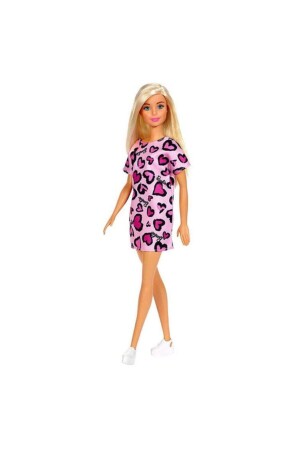 Puppe + Erdbeer-Make-up-Set zum Aufstreichen + Zubehör Barbie-Puppe mit elegantem Kleid - 5