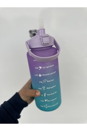 Puppy Motivational 2er-Pack Wasserflasche Wasserflasche Wasserflasche 2lt 900ml Puppy Tritan Gym Wasserflasche Doppelflasche-2lt+900ml - 5