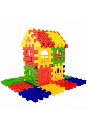 Puzzle City 3d Yapı Ve Tasarım Blokları 128 Parça P12282S6034 - 3