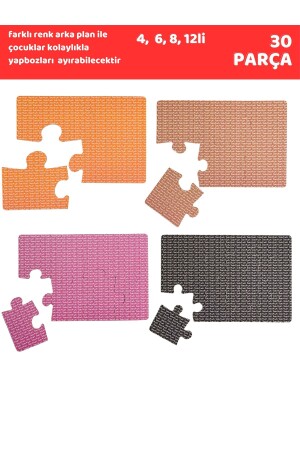 Puzzle mit abgestuften Fahrzeugen, 30 Teile, 4 Puzzles in 1 18 Monaten - 3