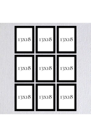 مجموعة من الصفحات السوداء من الزجاج من الشاشة من PVC - AS TİCARET