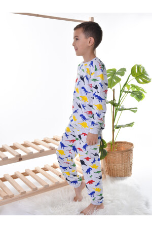 Pyjama-Set für Kinder mit Dinosaurier-Aufdruck 665236632 - 2